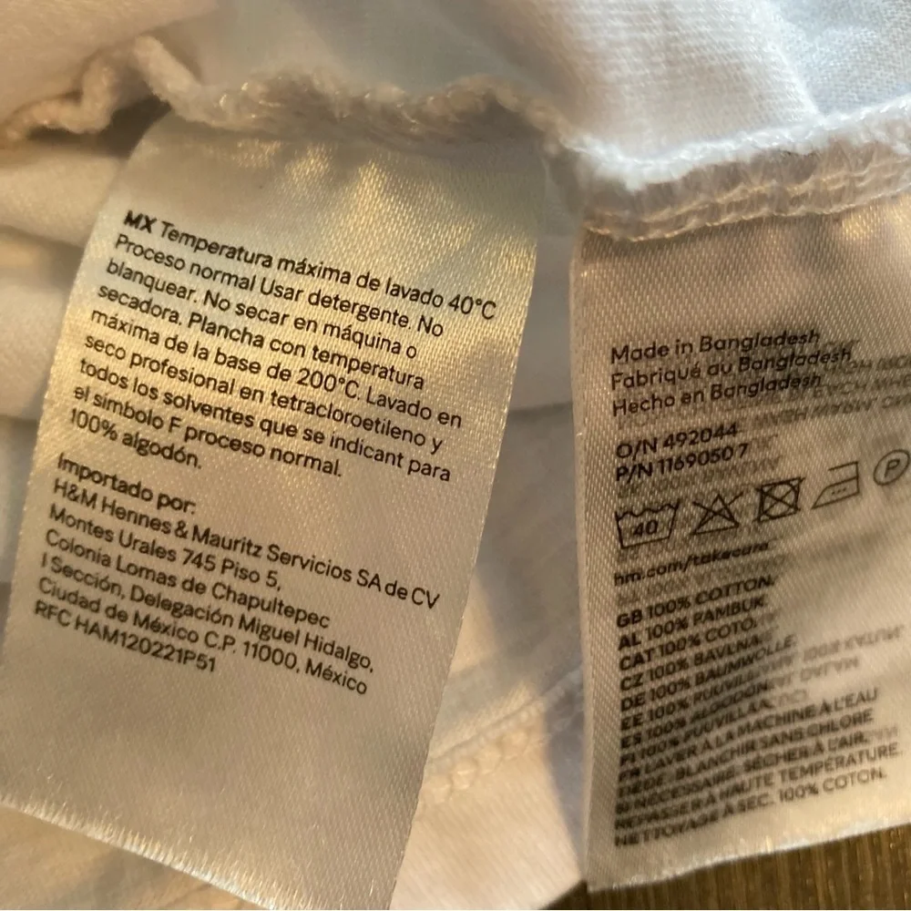 H&M White Puff Sleeve Blouse - Picture 7 of 7
